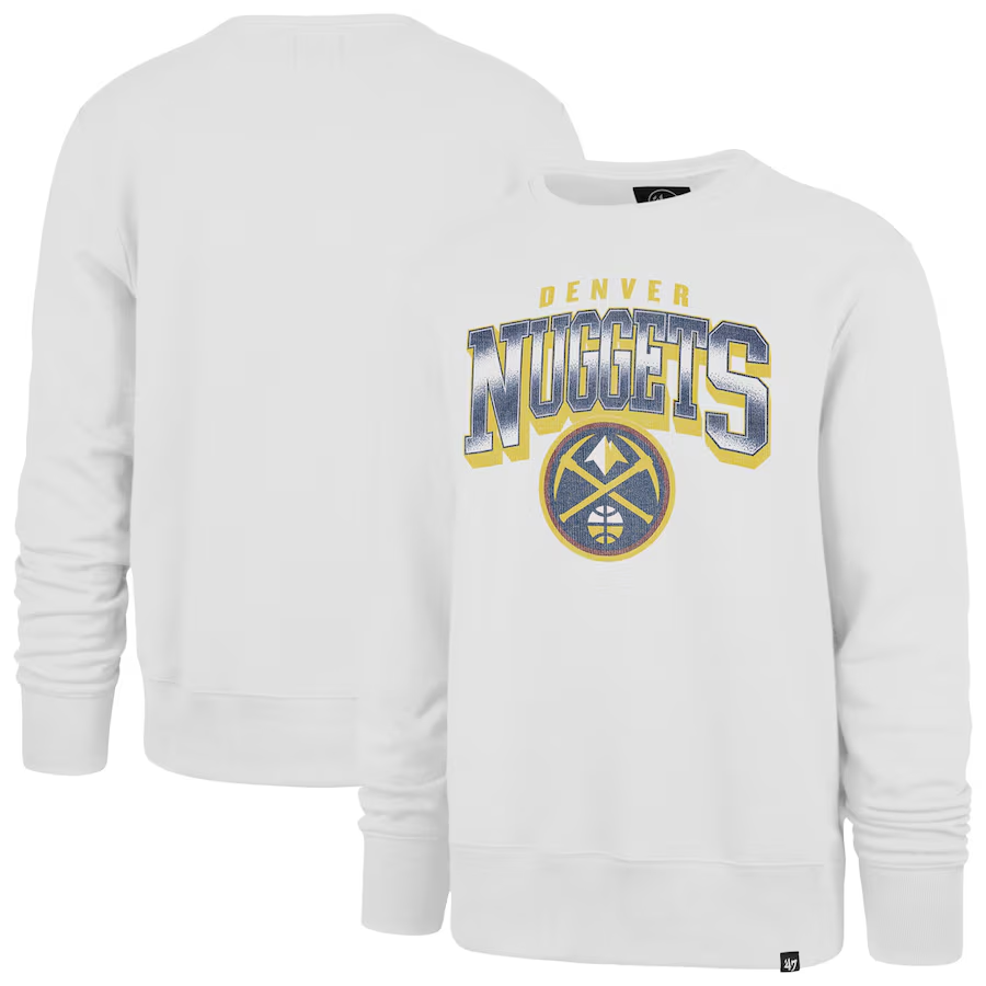 Men Denver Nuggets white 2024 NBA hoodie->denver nuggets->NBA Jersey